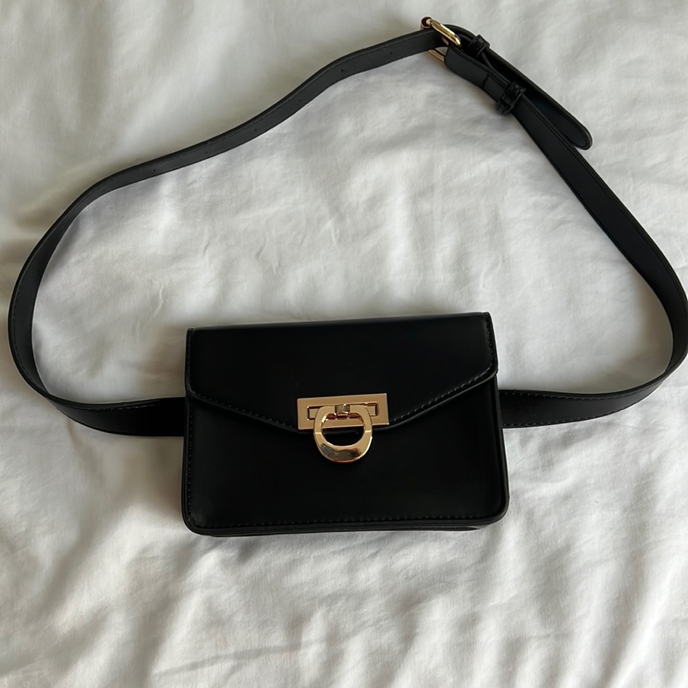 Leather crossbody